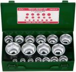 FPC Flash Impact Super Slim Socket Set, 17pcs, 4WGS-S