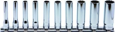 Koken 1/4dr. 12pt. Deep SAE Socket Set, Aerospace, RSAS2305A/10